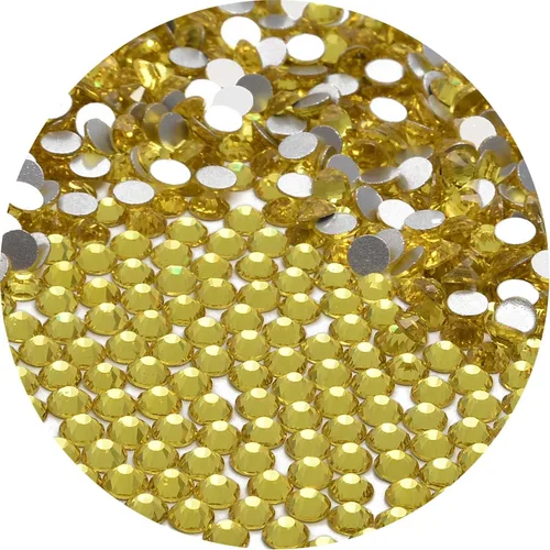 Miniatura 20 de NCB 288 diamantes de imitación de cristal redondos para arte de uñas, con parte trasera plana, para hacer accesorios de bricolaje, zapatos, ropa