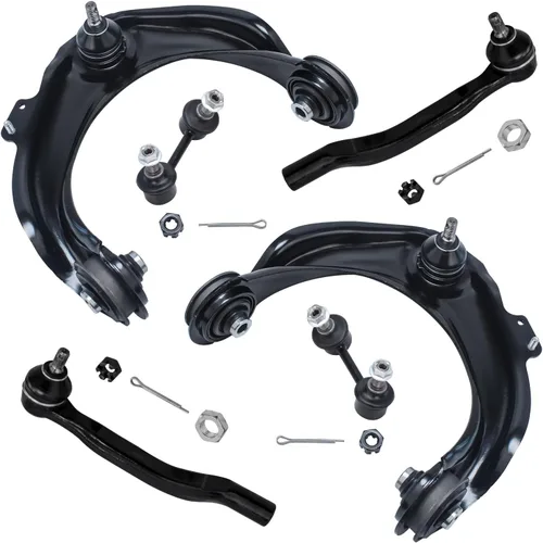 Miniatura 163 de Detroit Axle - Kit de brazos de control de extremo delantero 4WD para Ford 04-08 F-150, 06-08 Lincoln Mark LT, 4 extremos de barra de acoplamiento