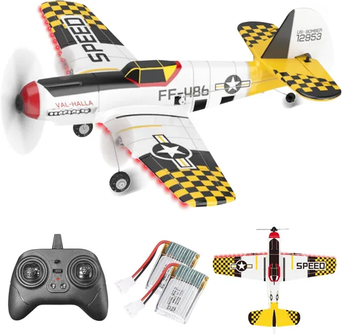 BEZGAR Avión RC, drones para niños, avión de control remoto de giroscopio de 6 ejes, helicóptero RC, fácil control para principiantes, juguetes con