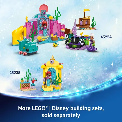 Miniatura 6 de Juguetes de construcción LEGO Disney Princess Ariel's Music Stage - Juguetes de juego de rol de La Sirenita para niñas y niños, de 4+ años - Ideas