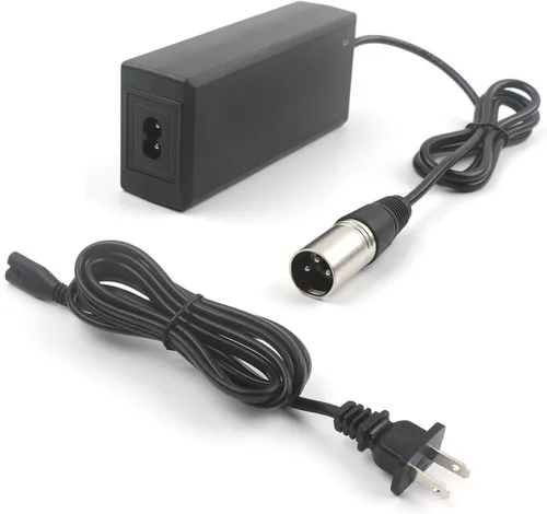 Miniatura 6 de Reemplazo del cargador XLR de 3 pines de 29.4V2A para carga de batería de litio y carga de aspiradora, cargador de batería 12Ah