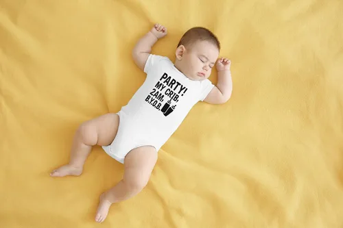 Miniatura 21 de AW Fashions ¡Party! My Crib, 2 AM, B.Y.O.B. - Body para bebé recién nacido, ropa para bebé niña o niño