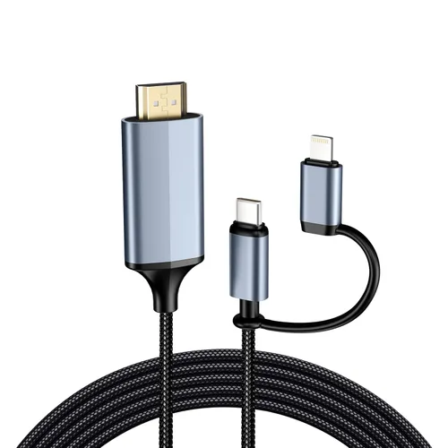 Miniatura 12 de Cable USB C a HDMI, [4K, alta velocidad], cable USB tipo C a HDMI para oficina en casa, [compatible con Thunderbolt 3/4] para MacBook Pro/Air 2020