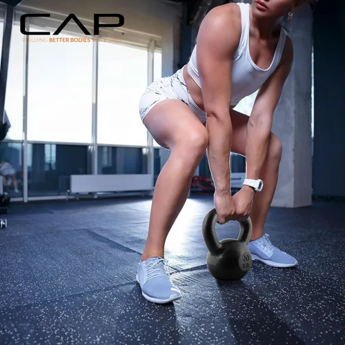 Miniatura 7 de CAP Barbell Cast Iron Kettlebell - Singles and Sets, Multiple Weight Choices