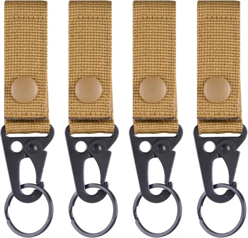 Miniatura 13 de TRIWONDER Clips de boca ampliados HK Gancho de alta resistencia Ganchos a presión Clips de honda para Paracord al aire libre bolsa mochila