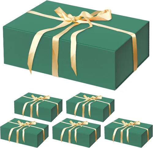 Miniatura 8 de HavrePac Paquete de 4 Cajas de Regalo Grandes 35x23x11 cm Cajas de Regalo de Lujo con Tapas, Caja de Regalo con Cierre Magnético para Empaquetado