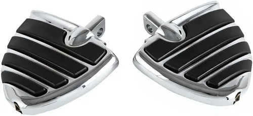 Miniatura 14 de Estriberas cromadas para motocicleta, estriberas de carretera, reposapiés de aluminio, plataformas para pies de motocicleta para Harley Davidson