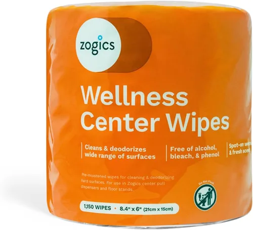 Miniatura 8 de Zogics Toallitas de limpieza Wellness Center, toallitas para equipos de gimnasio para limpiar superficies y equipos, duraderas y seguras