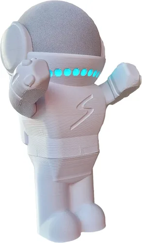 Miniatura 7 de Splin Soporte de mesa compatible con Amazon Alexa Smart Speaker Echo Dot (4ª y 5ª generación) y Apple HomePod Mini, estilo robot Astro Hero (blanco)