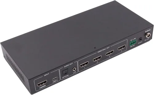 Miniatura 7 de Tripp Lite Controlador de pared de video HDMI 4K, procesador de pantalla de pared de TV, 1 entrada HDMI o USB-C, 4 salidas, 1x2, 1x3, 1x4, 2x2