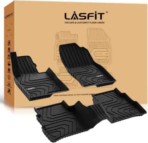 Miniatura 25 de LASFIT Tapete de carga y respaldo para Nissan Armada/Infiniti QX80 2019-2024, TPE para todo tipo de clima, ajuste personalizado, fácil de limpiar