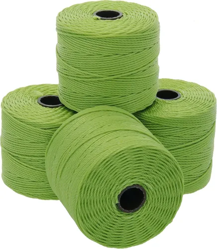 Miniatura 51 de The Beadsmith S-Lon Cordón para Cuentas – Cordón de Nylon Torcido de 0.5 mm para Ensartar, Paquete de 4, Mezcla de Neutrales Fríos, TEX210, 77