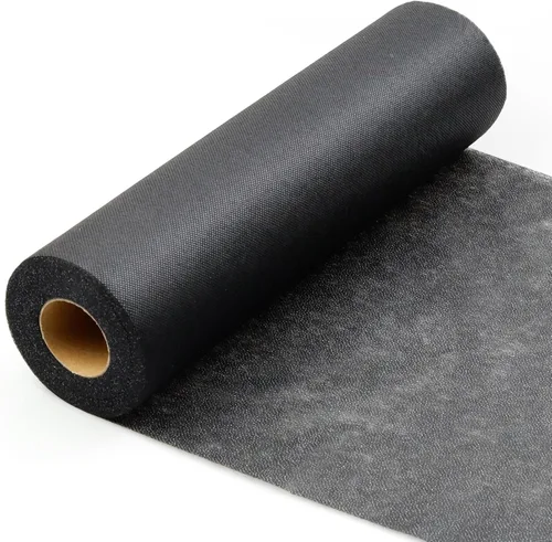Miniatura 8 de PLANTIONAL Interfaz Fusible no tejido no tejido negro de peso medio: 11.6 "x 30yd Interfaz no tejida de peso medio en poliéster Interfaz de una cara
