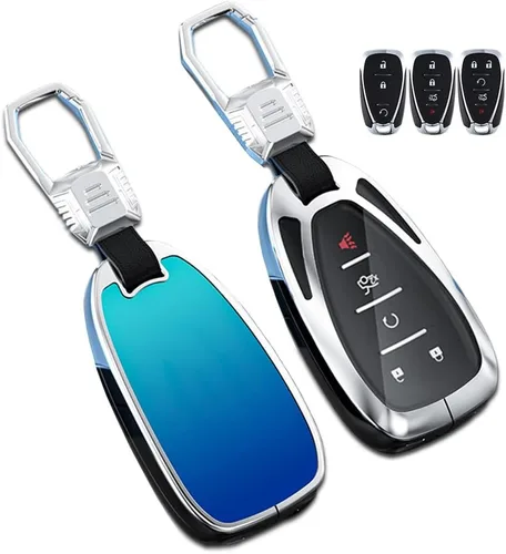 Carcasa trasera de cristal degradado de aleación de zinc, accesorios compatibles con Chevrolet Chevy Malibu Camaro Cruze Traverse Sonic Volt Bolt