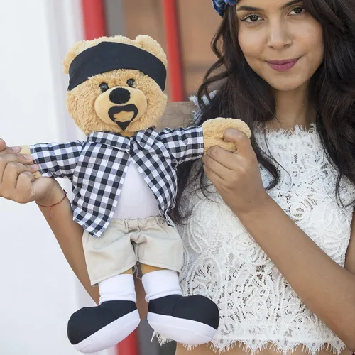 Miniatura 4 de Hollabears Oso de peluche Cholo de 16 pulgadas para el día de San Valentín, extra grande