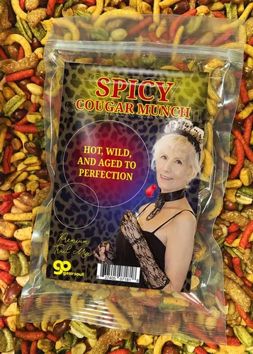 Miniatura 7 de Mezcla de condimentos picantes Cougar Munch - Divertido diseño de abuela caliente - Regalos comestibles para hombres - Mezcla picante, hecha