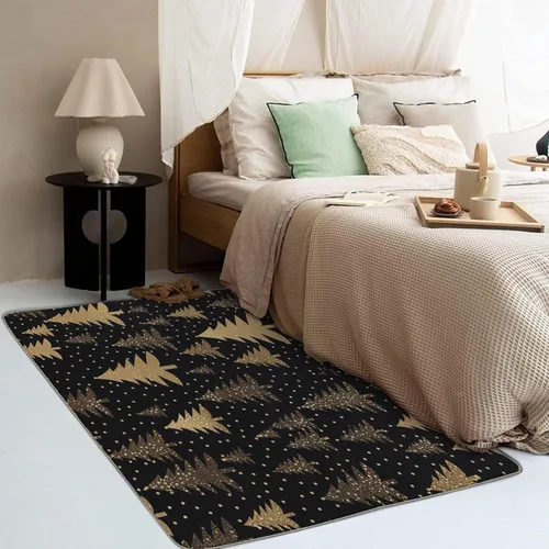 Miniatura 3 de Alfombra de oso de 2 x 3 pies, alfombra de Navidad para entrada, sala de estar, dormitorio, alfombra de animales salvajes, decoración de habitación