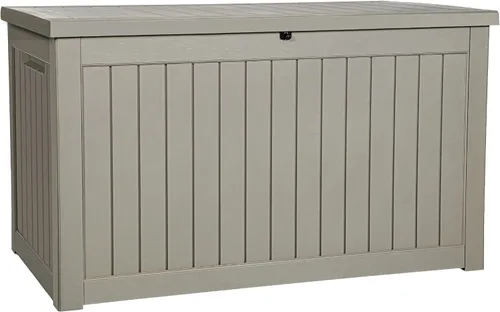 Miniatura 9 de YITAHOME Caja de almacenamiento para la terraza, de 51 galones, contenedor de almacenamiento para exteriores resistente a la intemperie para cojines