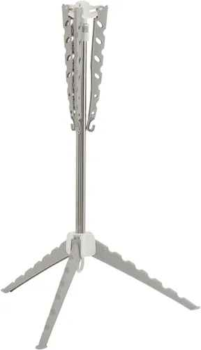 Miniatura 6 de Household Essentials Gris 5006-1 Tendedero Simple de Trípode Interior con Asa de Transporte para Ropa, Pequeño