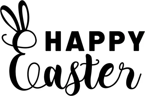 Miniatura 4 de Vinilo decorativo de pared para el día de Pascua – Feliz Pascua – 15.0 in x 22.8 in – Resurrección domingo Pascha vacaciones moderna iglesia hogar