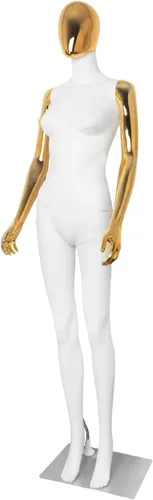 Maniquí femenino de cuerpo completo, modelo de vestido de costura de torso maniquí, soporte de maniquíes desmontables de plástico ajustable de 70