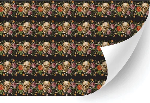 Miniatura 44 de HTV4U Vinilo de transferencia de calor con estampado de Halloween (zigzag de Halloween, 18.5 pulgadas x 3 yardas), papel de transferencia de prensa
