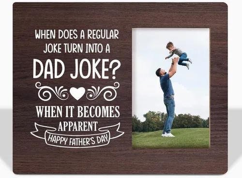 Miniatura 2 de Regalos para papá: placa de marco de fotos, feliz día del padre, divertido marco de fotos, regalo ideal para papá de hija o hijo