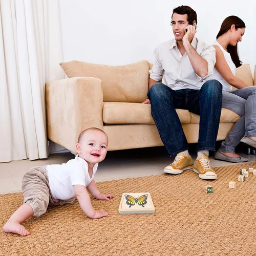 Miniatura 5 de jojofuny Tablero de rompecabezas de madera 3D de animales y plantas, juguete educativo multicapa para niños, rompecabezas portátil para entrenar