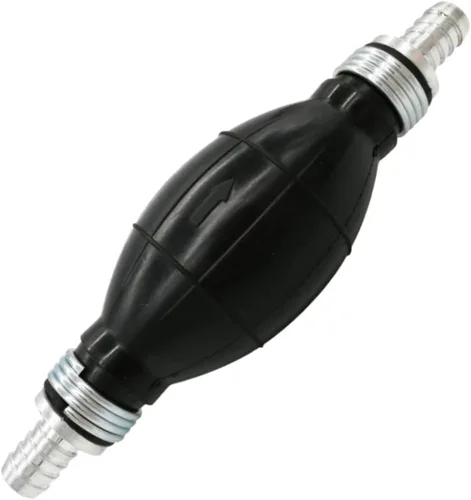 0.472 in 1/2 "Tipo de bombilla negra de goma de transferencia de combustible al vacío Línea de combustible Imprimación de mano Gasolina Gasolina