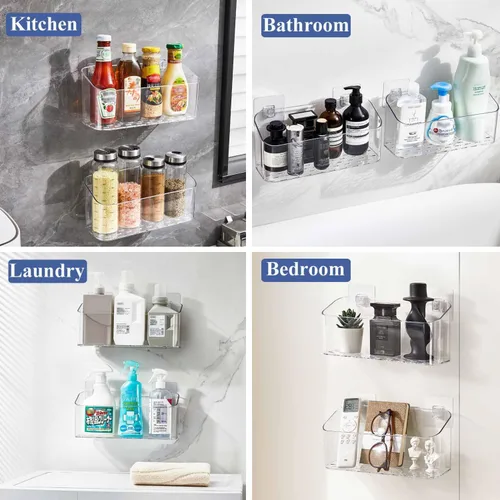Miniatura 3 de UNIKON Soporte de almacenamiento de juguetes de baño, organizador de juguetes para bañera, organizador de ducha de gran capacidad para baño