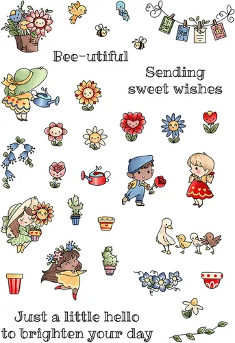 Miniatura 3 de Juego de sellos y troqueles transparentes para hacer tarjetas, plantillas de corte para álbumes de recortes, álbumes de fotos, papel decorativo