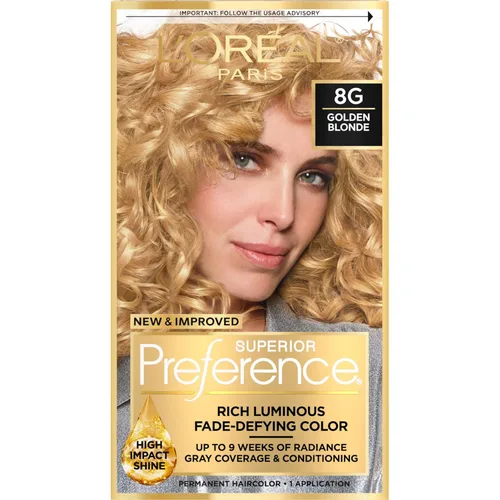 Miniatura 60 de L'Oreal Paris Superior Preference - Tinte permanente luminoso que desafía la decoloración, tinte para el cabello hasta 9 semanas de resplandor, 5C