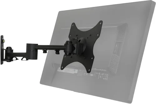 Miniatura 2 de Mount-It! Soporte de pared para televisor LCD con movimiento e inclinación completos Negro