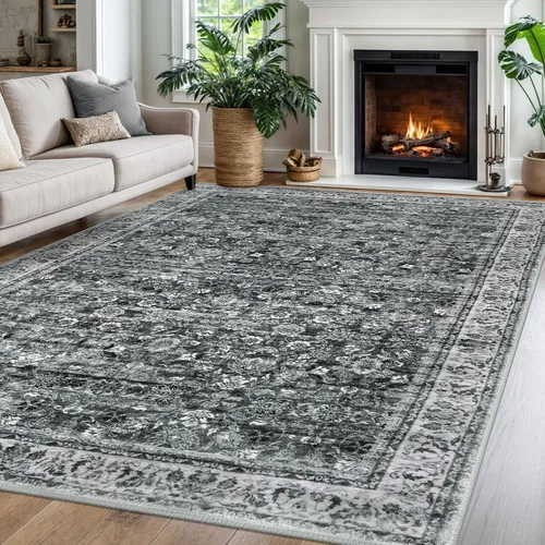 Miniatura 42 de SIILOOM Alfombra antideslizante de pasillo moderna de 2 x 5, súper suave, para pasillos, decoración para cocina, alfombras para pasillos sin 2-Verde