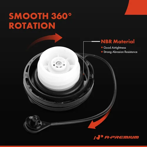 Miniatura 4 de A-Premium Tapa de gasolina compatible con Chevrolet Silverado 1500 HD, Tahoe, Suburban 2500, Avalanche, Cavalier y GMC Sierra 3500, Yukon XL