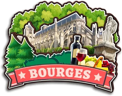 Miniatura 8 de Blois Centre-Val de Loire Francia - Imán de madera para nevera, colección 3D, hecho a mano, viajes, ciudad, recuerdos, nevera, regalo