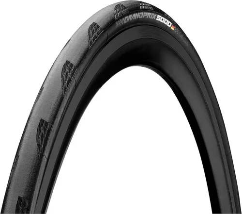 Continental Grand Prix 5000 - Neumático para bicicleta de carretera | El mejor todoterreno del campo - BlackChili, Vectran Breaker, LazerGrip, Negro