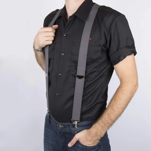 Miniatura 15 de Dickies - Tirante para hombre, 1 1/2 pulgadas, con clip recto, ajustable X