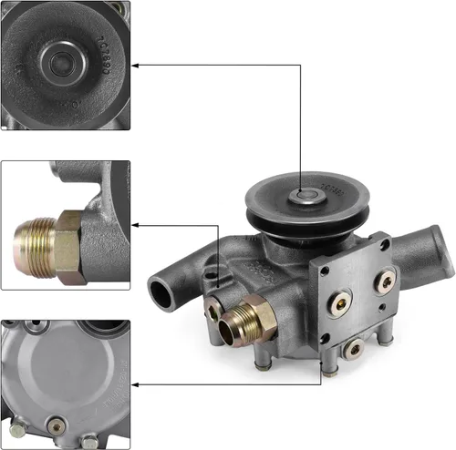 Miniatura 2 de Bomba de agua 7E7398 (cojinete de C & U) 4P3681 7C4508 1593141 para Caterpillar CAT 924F 928F 928G 950F 950FII 960F Motor 463 WF1 3114 3116 3126B