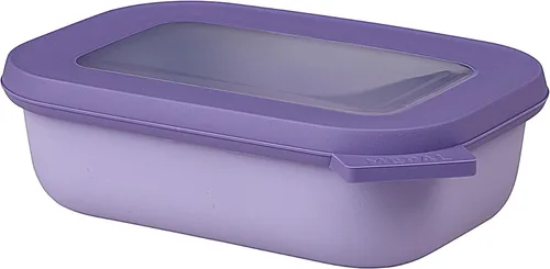 Miniatura 29 de Mepal Cirqula - Recipiente circular rectangular para almacenar y servir alimentos con tapas transparentes, perfecto para preparación de alimentos