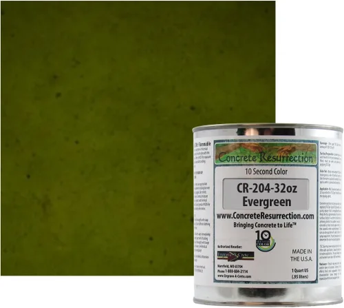 Miniatura 21 de Tinte profesional para hormigón de secado rápido, fácil de usar. Tinte de acetona Concrete Resurrection de diez segundos de color, 32 onzas