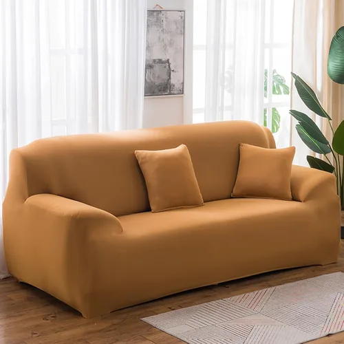 Miniatura 19 de Morbuy Funda súper elástica para sofá, 4 piezas de elastano, funda de sofá modular de color sólido con parte inferior elástica, protector de muebles