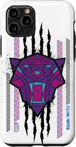 Miniatura 26 de Funda para iPhone 16 Marvel Black Panther: Wakanda Forever Tribal Logo Panther