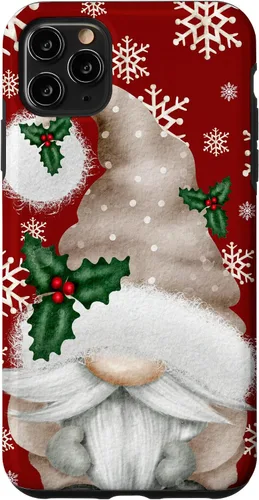 Miniatura 13 de Aesthetic Snowflake Cute Winter Gnome for Christmas Grandma Case for iPhone 17