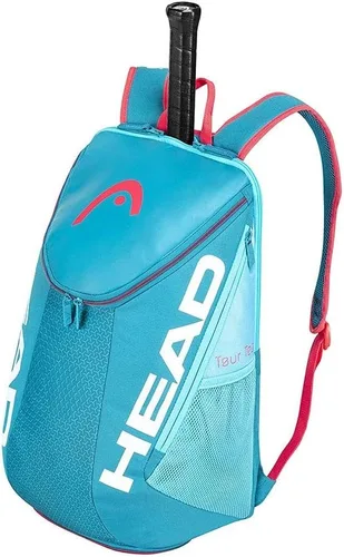 Miniatura 5 de Mochila de Tenis HEAD Tour Team, Bolsa de Transporte para 2 Raquetas con Correas Acolchadas para el Hombro y Compartimento para Zapatos - Negro/Gris.