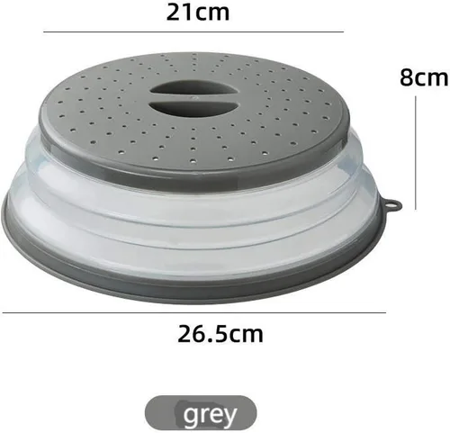 Miniatura 2 de Cubierta contra salpicaduras de microondas para alimentos, protector contra salpicaduras de cocina Micowave, tapa a prueba de platos, apta