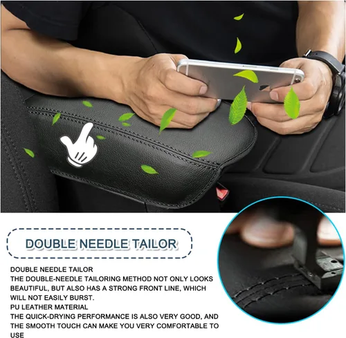 Miniatura 5 de Ruiya Funda para reposabrazos para Jeep Renegade, cubierta de consola central, para Jeep Renegade 2015-2023, accesorios para Jeep Renegade, cubierta