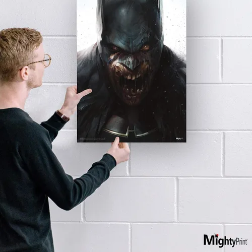 Miniatura 5 de MIGHTYPRINT DC Comics – Batman – DCeased – Zombie Attack – Arte de pared duradero de 17 x 24 pulgadas – No hecho de papel – Coleccionable