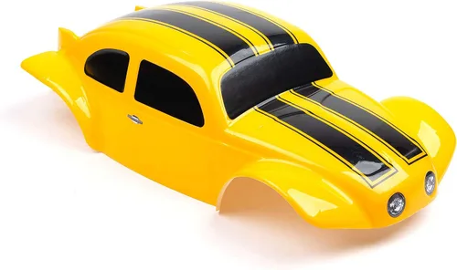 Miniatura 4 de SummitLink Cuerpo personalizado compatible con escala 1/10 1/8 RC coche o camión (camión no incluido) (abejorro amarillo)