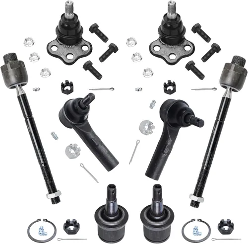 Miniatura 185 de Detroit Axle – Kit de suspensión delantera para Hyundai 2013-2018 Santa Fe 2 enlaces de barra de estabilizador 4 varillas de amarre interiores